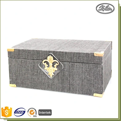 Handmade modern design wooden trinket box customized jewelry box