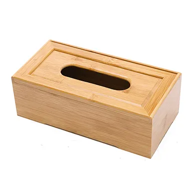 Handmade Home bamboo napkin holder natural eco-friendly bamboo tissue box