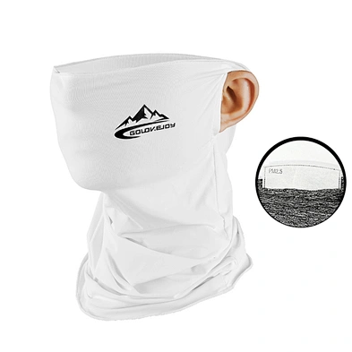 In Stock Promotion Headwear Sport Fishing Cycling Polyester Ice Silk Tube Bandana Scarf With Filter