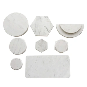 Custom Fashion Design Marble Jewelry Display Set For Jewelry Store Decoration