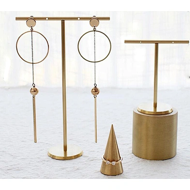 Wholesale  metal earring stud display stand t-stand earring stand display