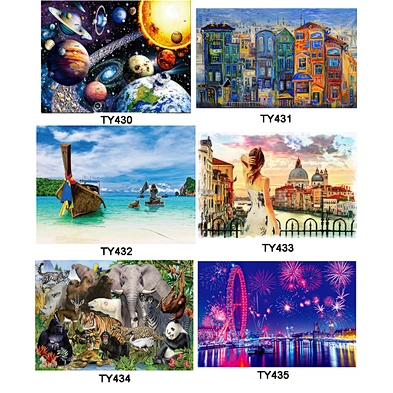 High Quality Oil Painting Custom 1000 Piece Jigsaw Puzzle for Adult