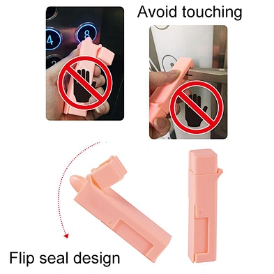 New Design Zero Contact Helper Avoid Public Button Handhold Sanitary Tool