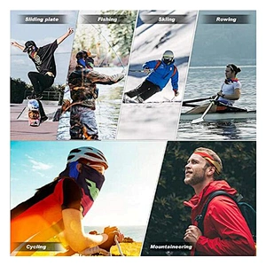 In Stock Promotion Headwear Sport Fishing Cycling Polyester Ice Silk Tube Bandana Scarf With Filter