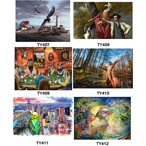 High Quality Oil Painting Custom 1000 Piece Jigsaw Puzzle for Adult