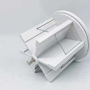 360-Degree Rotating Multi-Functional Wooden Pen Holder 6 Compartments Desktop Stationery Organizer Pen Holder
