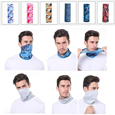 2020 Summer Sun Protection Magic Scarf Outdoor Headwear Bandana Face Cover Cycling Neck Scarf