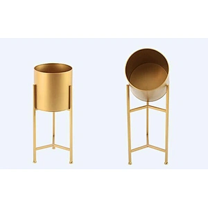 Home Decorative Metal Plant Stand  Modern Round Corner Flower Pot Rack indoor Metal Plant Stand