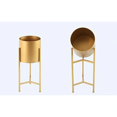 Home Decorative Metal Plant Stand  Modern Round Corner Flower Pot Rack indoor Metal Plant Stand