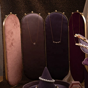 New Design Fashion Purple Jewellery Mannequin Organizer Set Jewelry Display Stand Set For Necklace Earring Bracelet