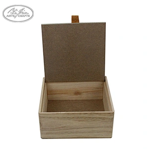 Wholesale handmade storage paulownia small wooden box