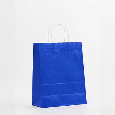 In Stock Colorful  Kraft Paper Bag 100% Recyclable Shopping Gift Kraft Paper Bags