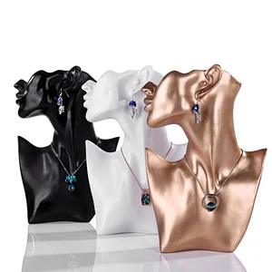Resin Bust Jewellery Display Necklace Earring Mannequin Holder