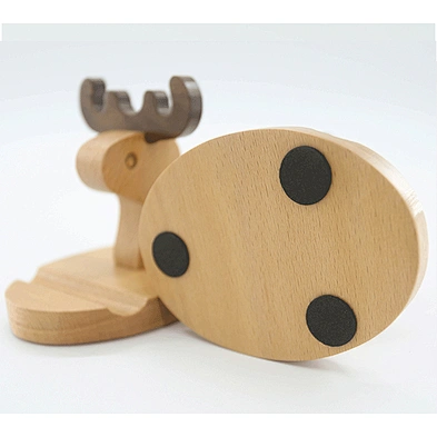 Customized Wood Desktop Cell Phone Mobile Phone Holder For Birthday Gift