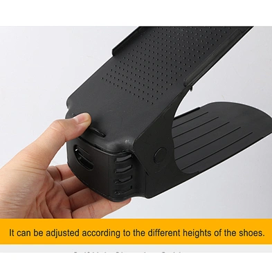 8pcs Adjust Home Use Modern Plastic Double Storage Shoes Rack