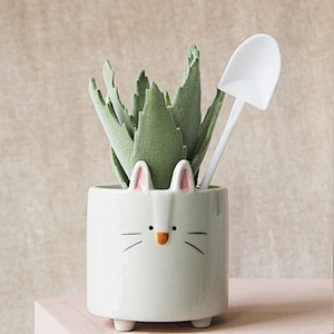 Fast Delivery Cute Plant Ceramic Pots Hedgehog Bunny Puppy Small Animal Succulent Flower Pot