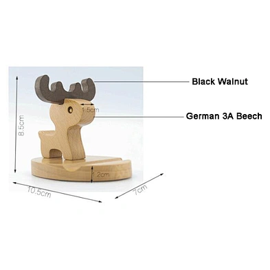 Customized Wood Desktop Cell Phone Mobile Phone Holder For Birthday Gift