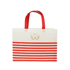 In Stock Eco Friendly Custom Recyclable Grocery Shopping Bag Supermarket Tote Bag Non Woven Bag