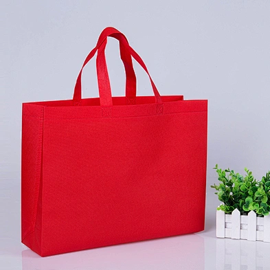 Wholesale portable reusable eco friendly custom logo non-woven fabric shopping bags reusable non woven bags with logo