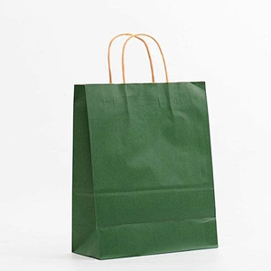 In Stock Colorful  Kraft Paper Bag 100% Recyclable Shopping Gift Kraft Paper Bags