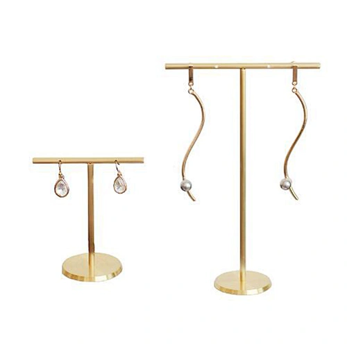 Wholesale  metal earring stud display stand t-stand earring stand display