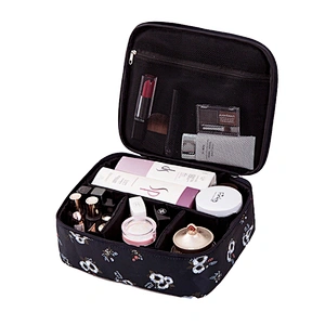 Custom Printed Oxford Cosmetic Bag Lady Durable Waterproof Travel Makeup Bag