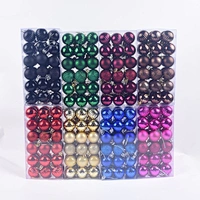 36pcs 4CM Colorful Christmas Balls Set Hanging Ball Decorative Xmas Christmas Ball Ornaments For Wedding Party Xmas Tree