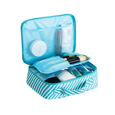 Custom Printed Oxford Cosmetic Bag Lady Durable Waterproof Travel Makeup Bag