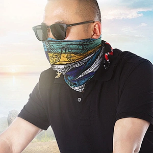 Multifunctional Sports Stretchable Seamless Casual Headband Sweatband Magic motorcycle face bandana scarf