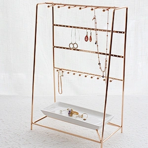 Jewelry Holder Multipurpose White Tray Jewelry Display Organizer Earring Bracelet Necklace Ring Jewelry Stand Storage
