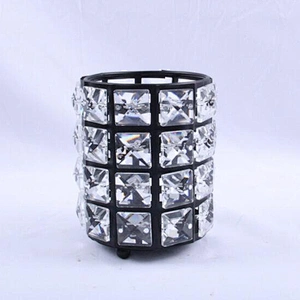 Crystal Makeup Brush Holder  Eyebrow Pen Pencil Storage Box Container Makeup Brush Organizer