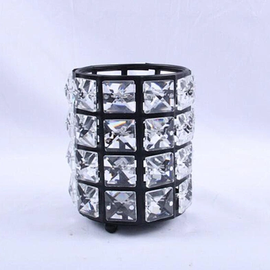 Crystal Makeup Brush Holder  Eyebrow Pen Pencil Storage Box Container Makeup Brush Organizer