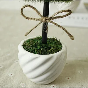 Home decor 4PCS Flocking LOVE simulation plant pot Wedding decoration shooting props simulation plant pot