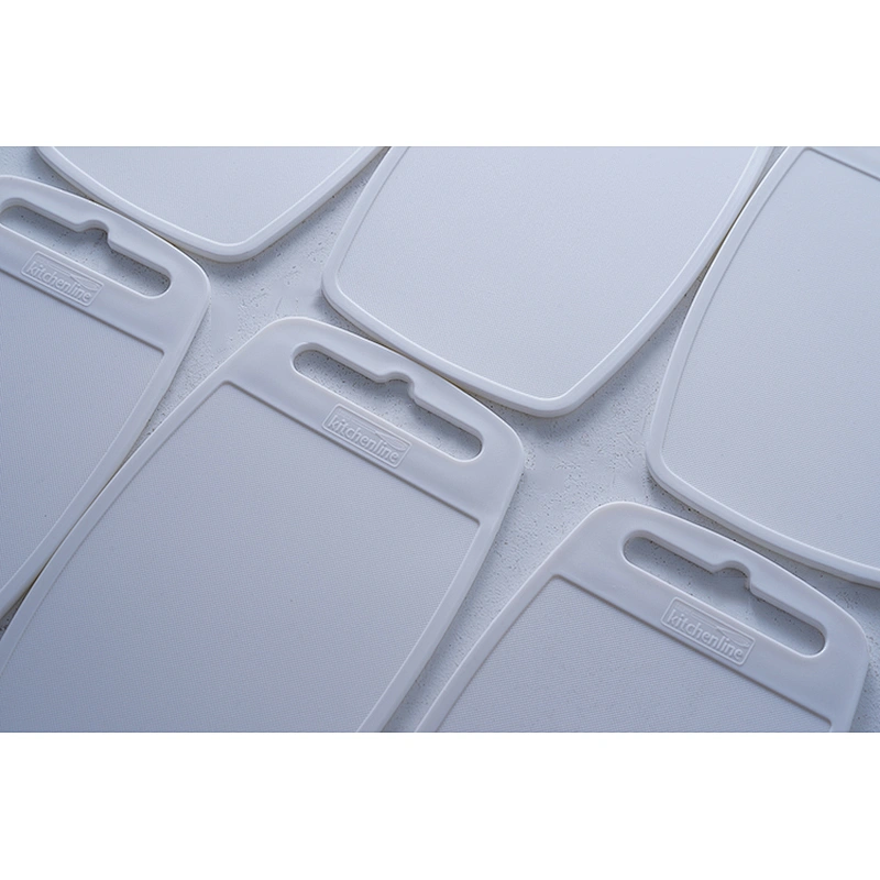 Wholesale universal white rectangular vegetable chopping board plastic cutting board kitchen pp