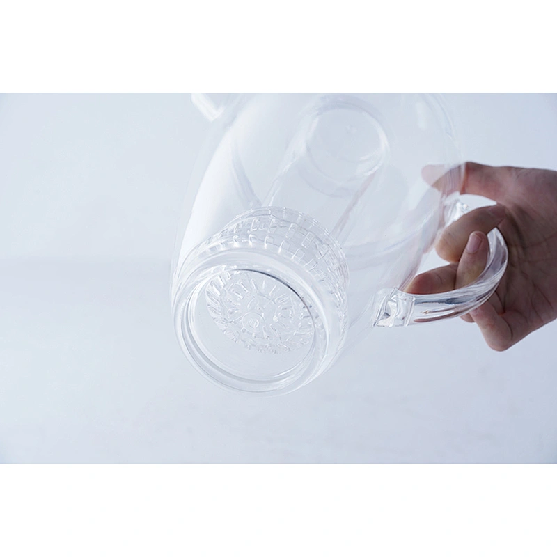 Hot sale household hotel teatime kitchenware plastic cooling cylinder fruit infuser water filter bottle with lid