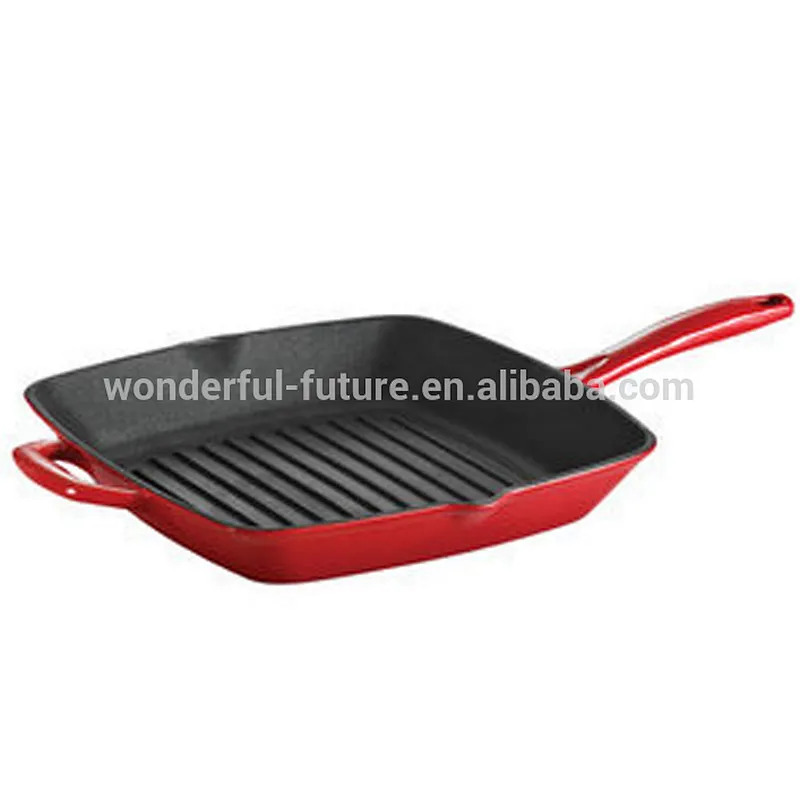 cast iron preseasoned fry pan,cast iron enamel round frying pan