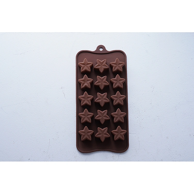 Professional supplier OEM ODM brown multiple flower shapes ice chocolate pudding 3d silicone cake decorating molds