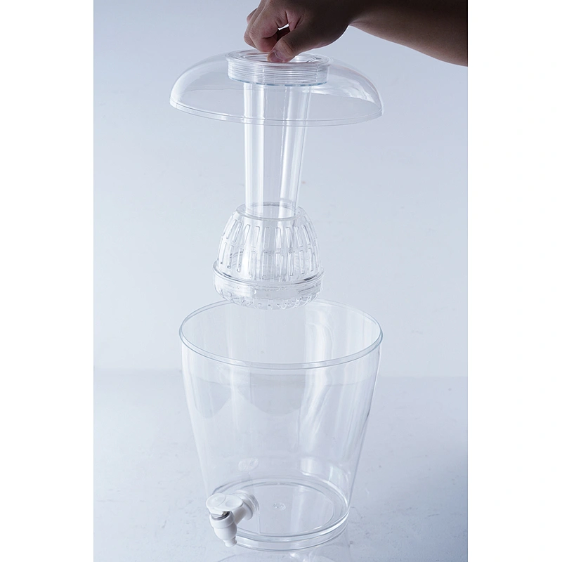 Large capacity household party restaurant universal decorfruit infuser water filter bottle kettlr with lid and one water outlet