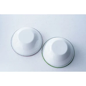 Wholesale OEM ODM good quality durable customized colorful frame carbon steel enamel soup rice bowl
