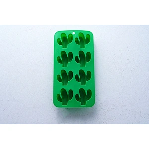 Wholesale safe material high temperature resistance green coconut tree shape silicone ice chocolate pudding cake baking molds