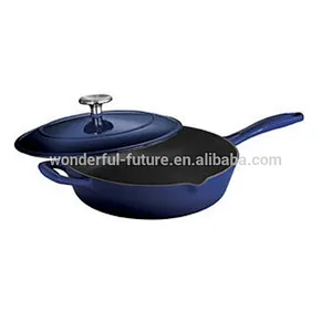 cast iron preseasoned fry pan,cast iron enamel round frying pan