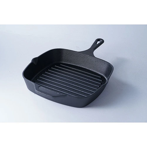 Wholesale OEM ODM good quality cheap price black nonstick cast iron preseasoned skillet fry pan cast iron cookware