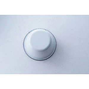 High quality cheap price OEM ODM classic design white carbon steel enamel soup rice salad bowls wholesale