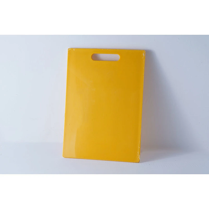Professional kitchen tools minimalist orange rectangular plastic butcher chopping board multifunction cutting board