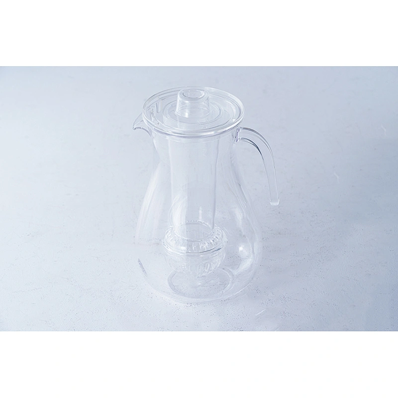 Hot sale OEM ODM household fashionable decorative good quality plastic fruit infusion water filter pitcher bottle with lid