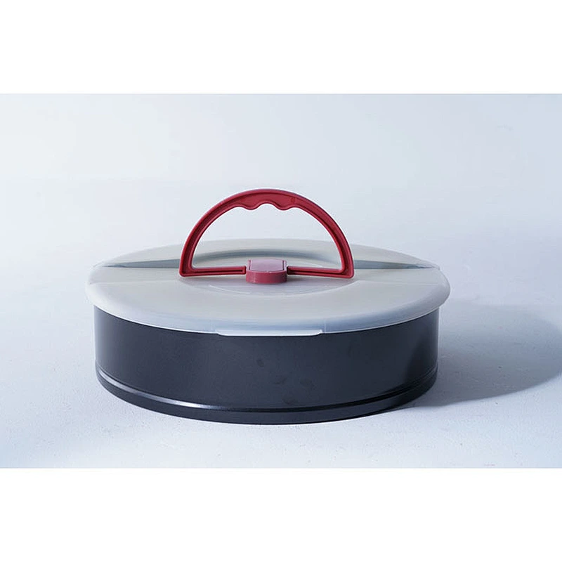 Custom portable design durable high temperature resistance carbon steel non stick coating cake mold tools round mould with lid