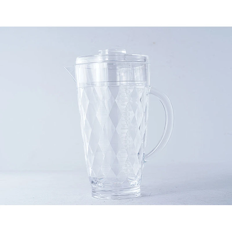 Wholesale accept customziedbrand multifunction plastic fruit infusion water filter pitcher bottle with lid