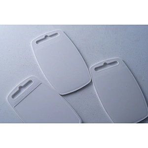 Wholesale universal white rectangular vegetable chopping board plastic cutting board kitchen pp