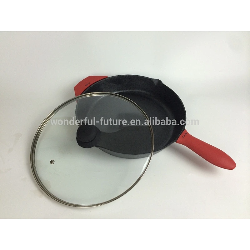 cast iron preseasoned fry pan,cast iron enamel frying pan/skillet