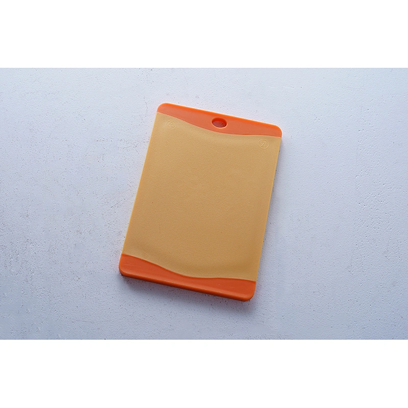 Wholesale OEM ODM professional kitchen tools customized design orange rectangular plastic chopping board cutting boards
